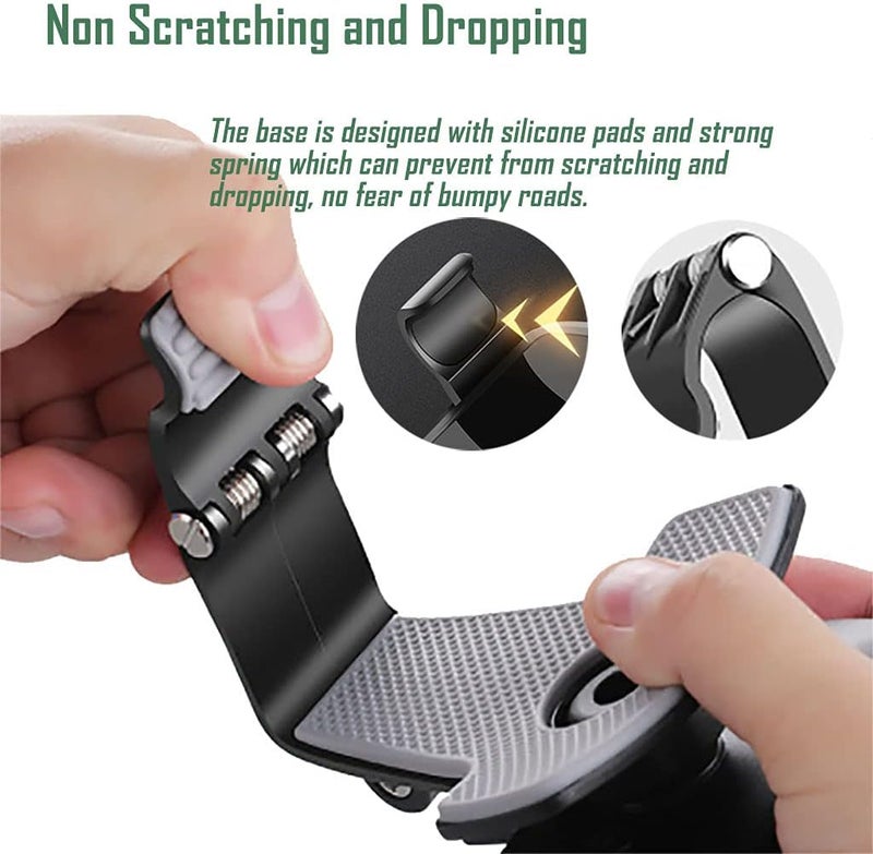 YAOKEEP Universal Car Phone Holder Mount,360 Degrees Rotation Dashboard Phone Holder [Upgrade Clip Never Fall],car Phone Mount for iPhone,Samsung,Google,Nokia,and 4 to 7" Smartphones - Image 4